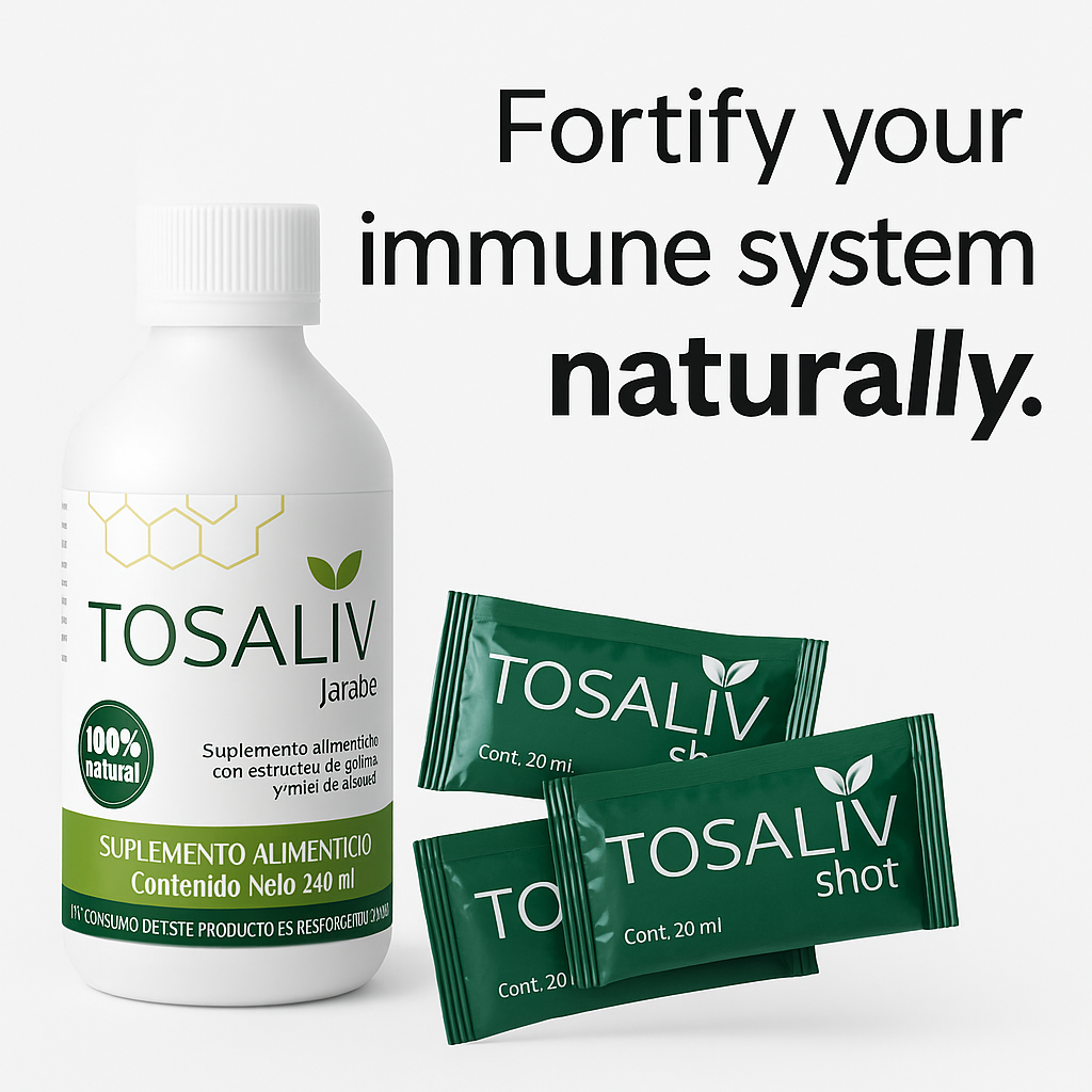 Tosaliv Bundle: 240ml Syrup + 6 Shots