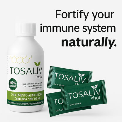 Tosaliv Bundle: 240ml Syrup + 6 Shots